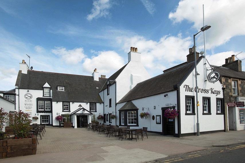 The Cross Keys Hotell Peebles Exteriör bild